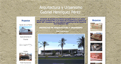 Desktop Screenshot of ghenriquezarquitectos.com