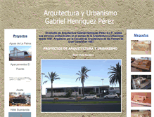 Tablet Screenshot of ghenriquezarquitectos.com